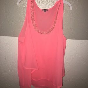 Coral tank top